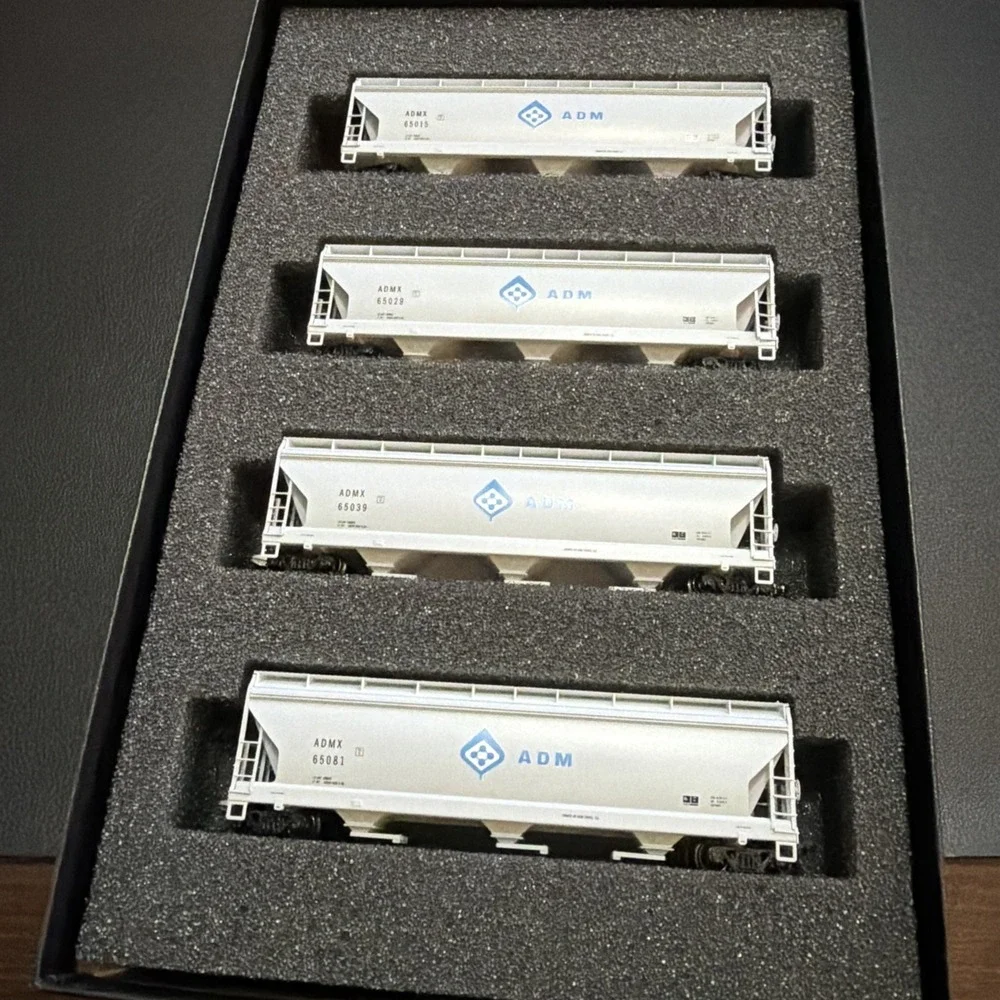 N Scale MTL 99300186 Archer Daniels Midland Set of 4 3-Bay Hoppers C57929